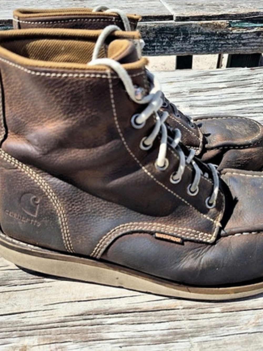 Carhart Super Logger Leather Boots US 10 D Brown